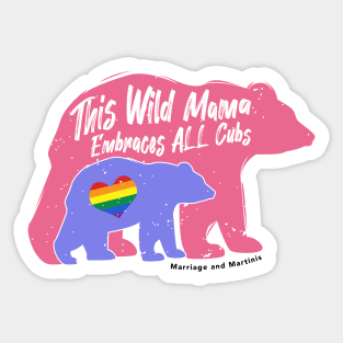 Wild Mama Pride Tee Sticker